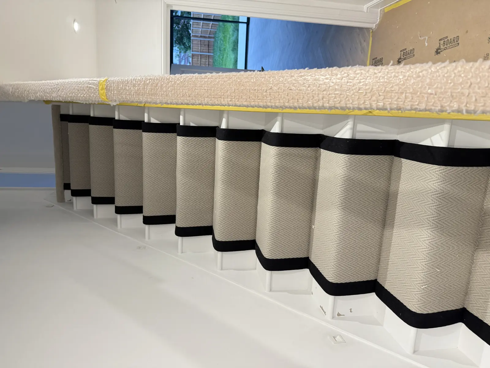 Stair runner installation 7