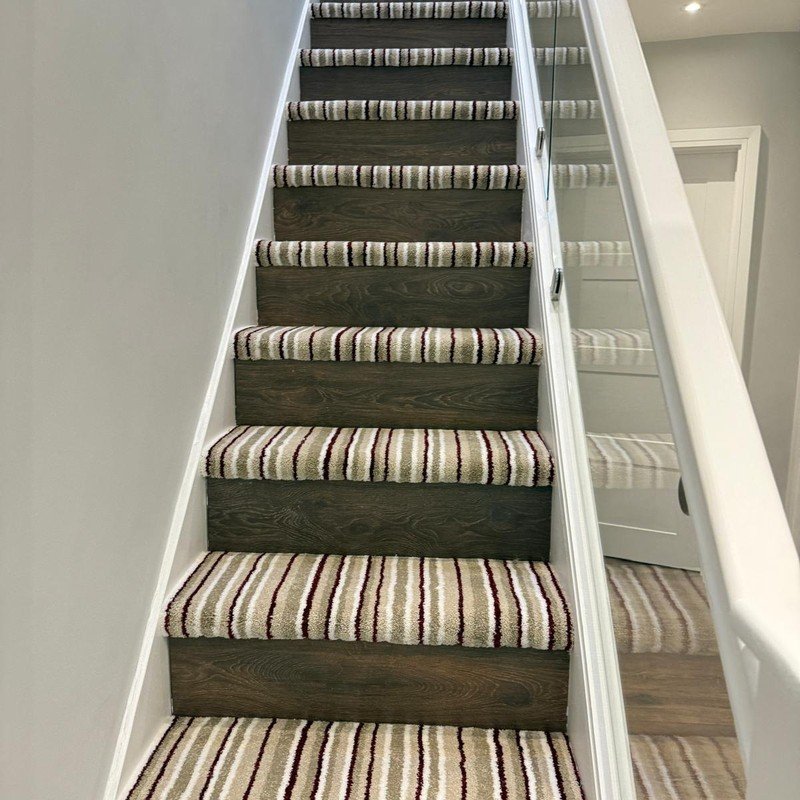 Professional carpet installation showcasing quality workmanship